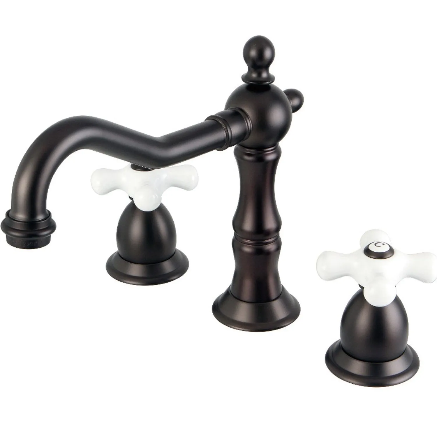 Discount Vintage Cross-Handle 8 to 16-Inch Widespread Bathroom Faucet 8" Widespread