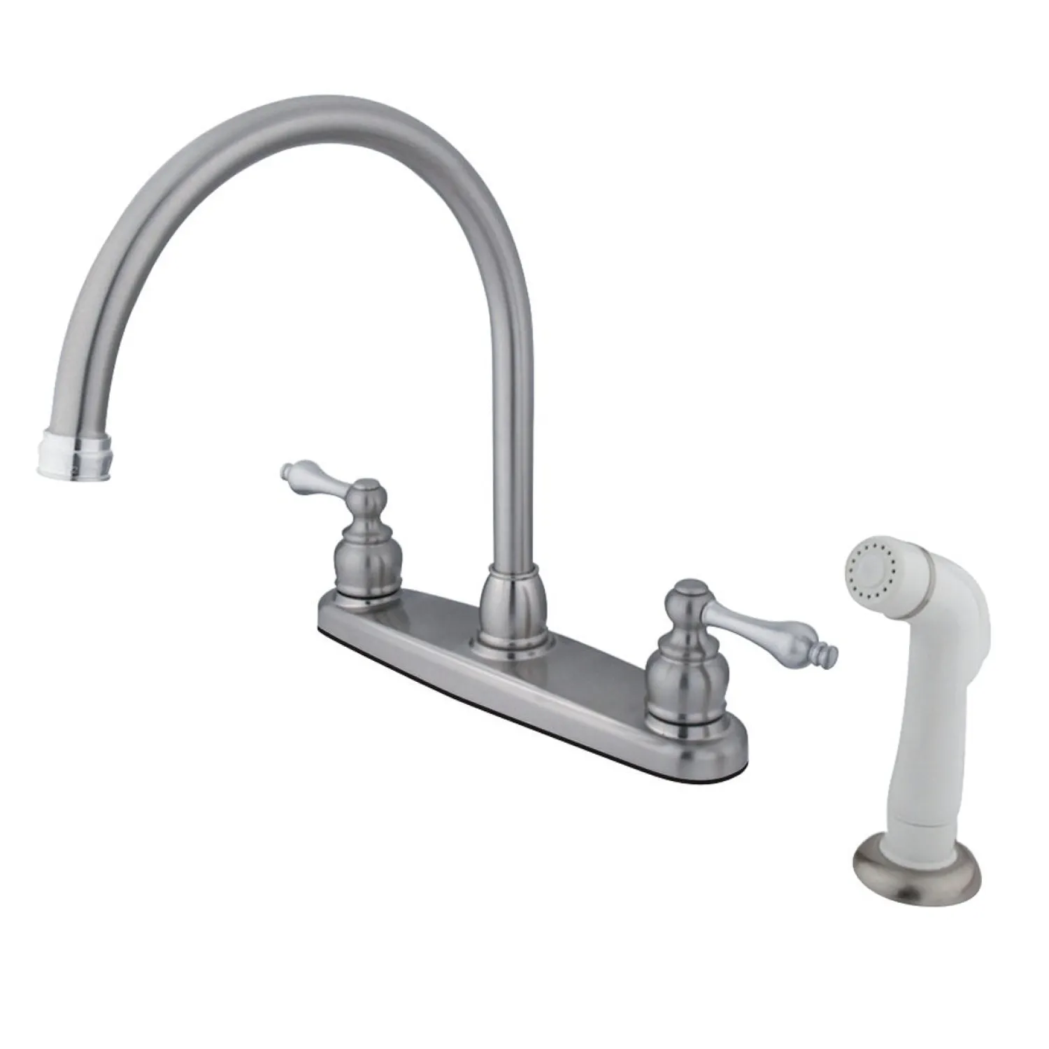 Discount Vintage Deck Mount Centerset Kitchen Faucet Faucets With Side Spray