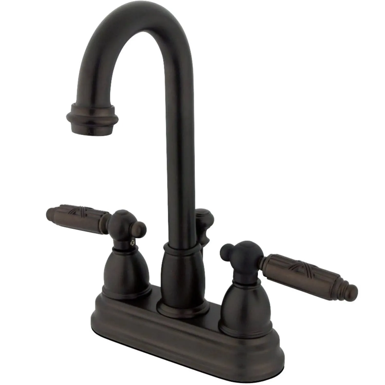 Clearance Vintage Deck Mount 2-Handle 4-Inch Centerset Bathroom Faucet 4" Center Set