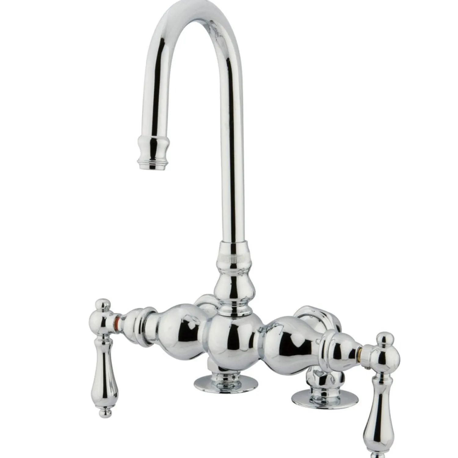 Best Vintage Deck Mount Clawfoot Tub Filler Faucet Tub Faucets