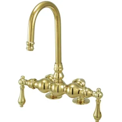 Best Vintage Deck Mount Clawfoot Tub Filler Faucet Tub Faucets