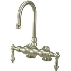 Best Vintage Deck Mount Clawfoot Tub Filler Faucet Tub Faucets