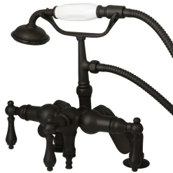 Sale Vintage Deck Mount Clawfoot Tub Filler Faucet with Hand Shower Tub Faucets