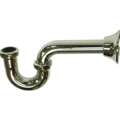 Hot Vintage 1-1/4" Decorative P-Trap in Polished Chrome P-Traps