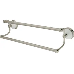 Best Vintage 24" Dual Towel Bar in Satin Nickel Towel Bars