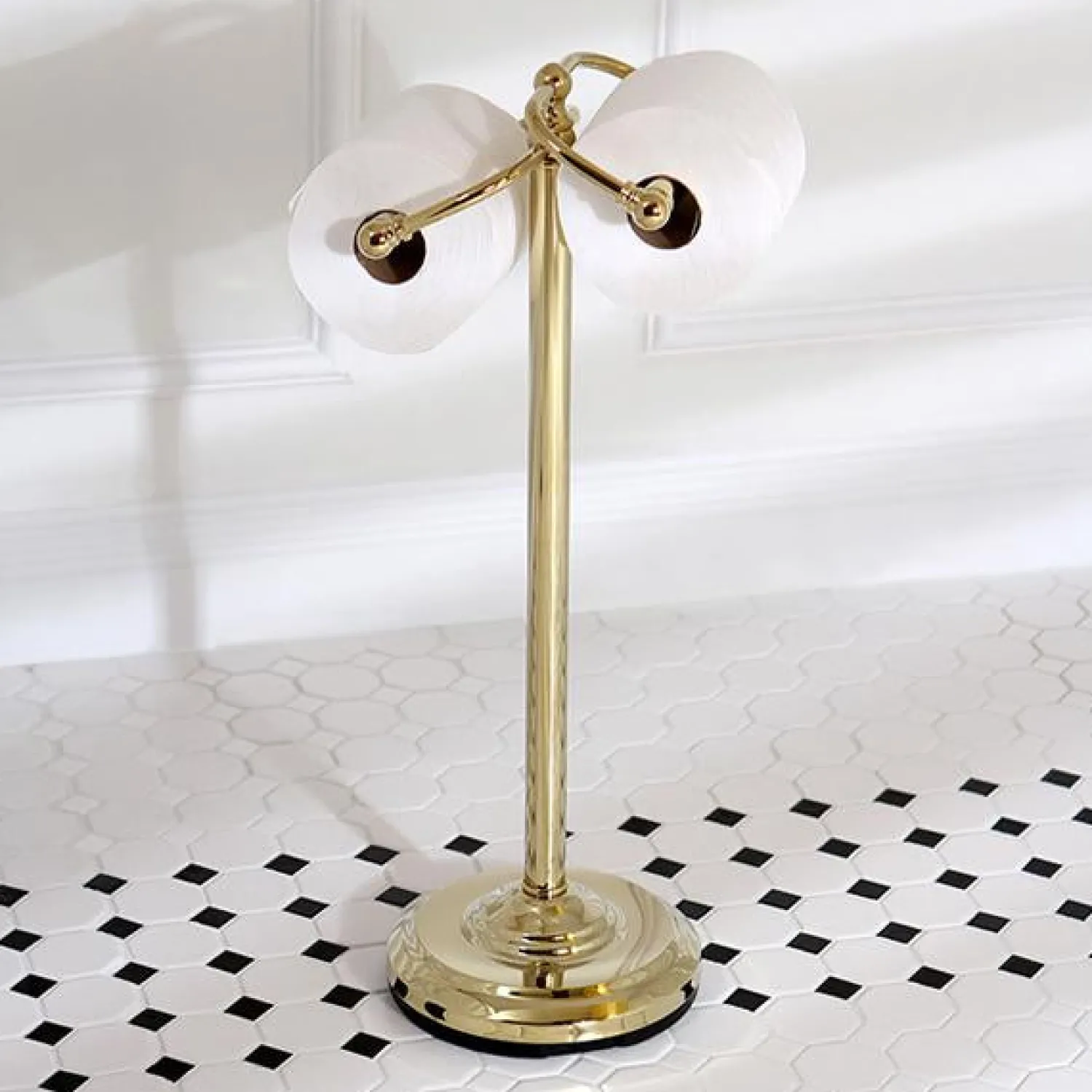 Vintage Freestanding Toilet Paper Stand Toilet Paper Holders