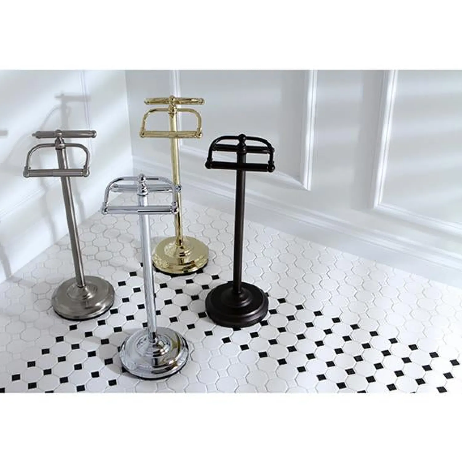 Vintage Freestanding Toilet Paper Stand Toilet Paper Holders