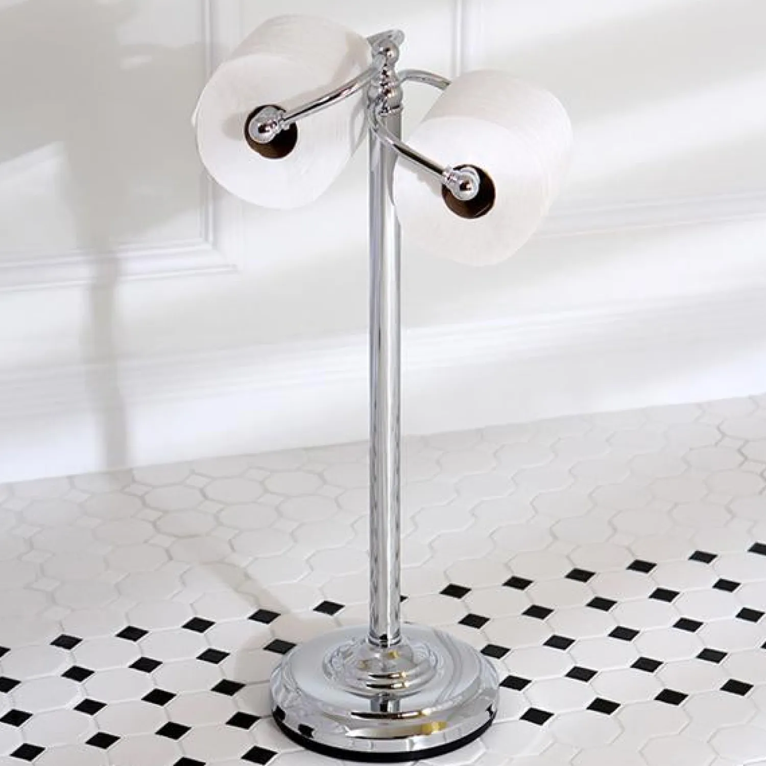 Vintage Freestanding Toilet Paper Stand Toilet Paper Holders