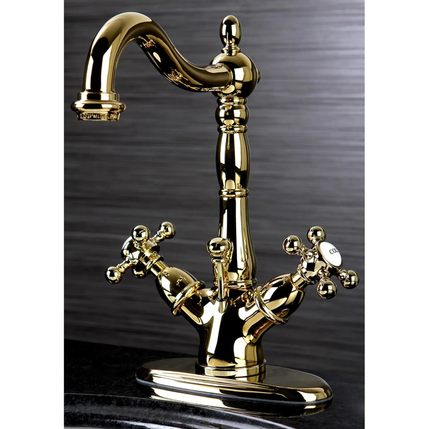 Discount Vintage 2-Handle 4-Inch Centerset Bathroom Faucet Single Hole|4" Center Set