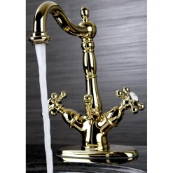 Discount Vintage 2-Handle 4-Inch Centerset Bathroom Faucet Single Hole|4