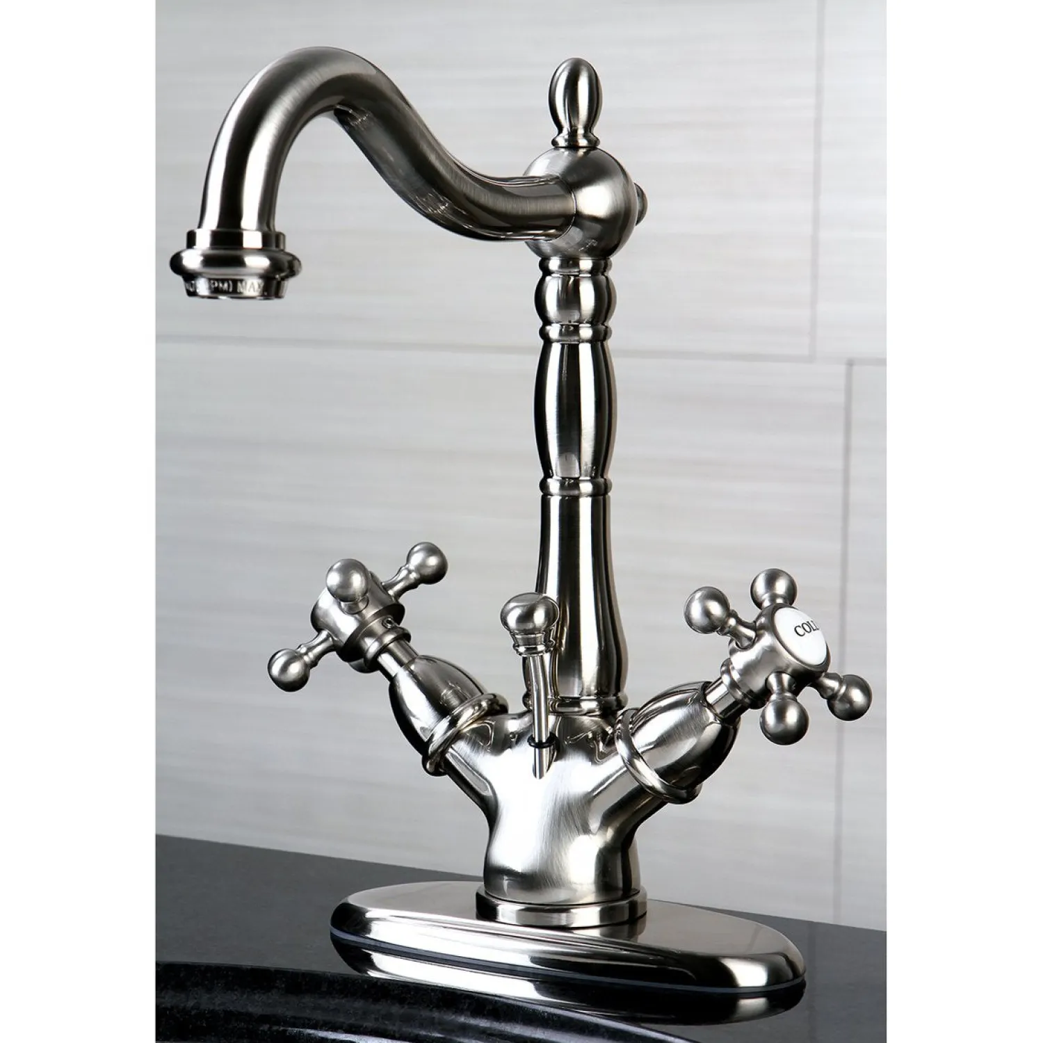 Discount Vintage 2-Handle 4-Inch Centerset Bathroom Faucet Single Hole|4" Center Set