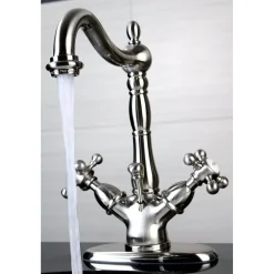 Discount Vintage 2-Handle 4-Inch Centerset Bathroom Faucet Single Hole|4