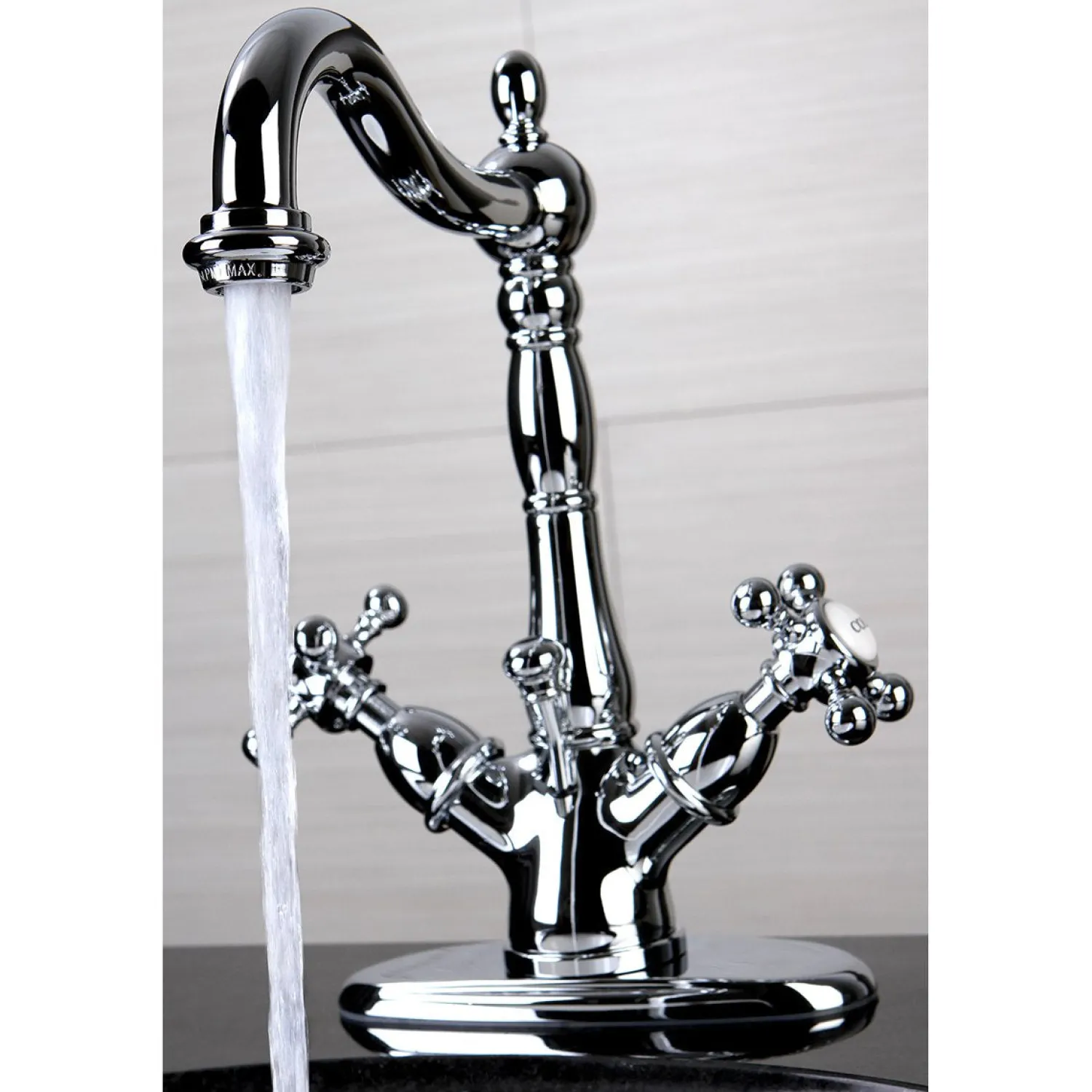 Discount Vintage 2-Handle 4-Inch Centerset Bathroom Faucet Single Hole|4" Center Set