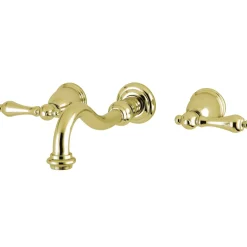Hot Vintage 2-Handle Wall Mount Bathroom Faucet Wall Mount