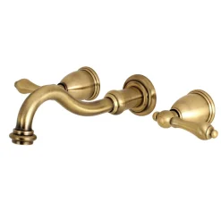 Hot Vintage 2-Handle Wall Mount Bathroom Faucet Wall Mount