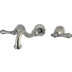 Hot Vintage 2-Handle Wall Mount Bathroom Faucet Wall Mount
