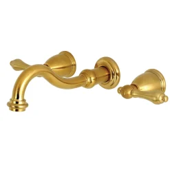 Hot Vintage 2-Handle Wall Mount Bathroom Faucet Wall Mount