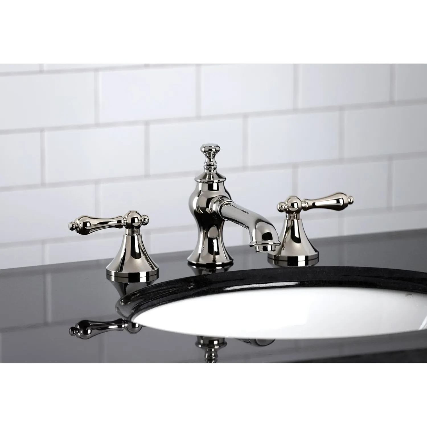 Best Vintage 3-Hole 8-Inch Widespread Bathroom Faucet 8" Widespread