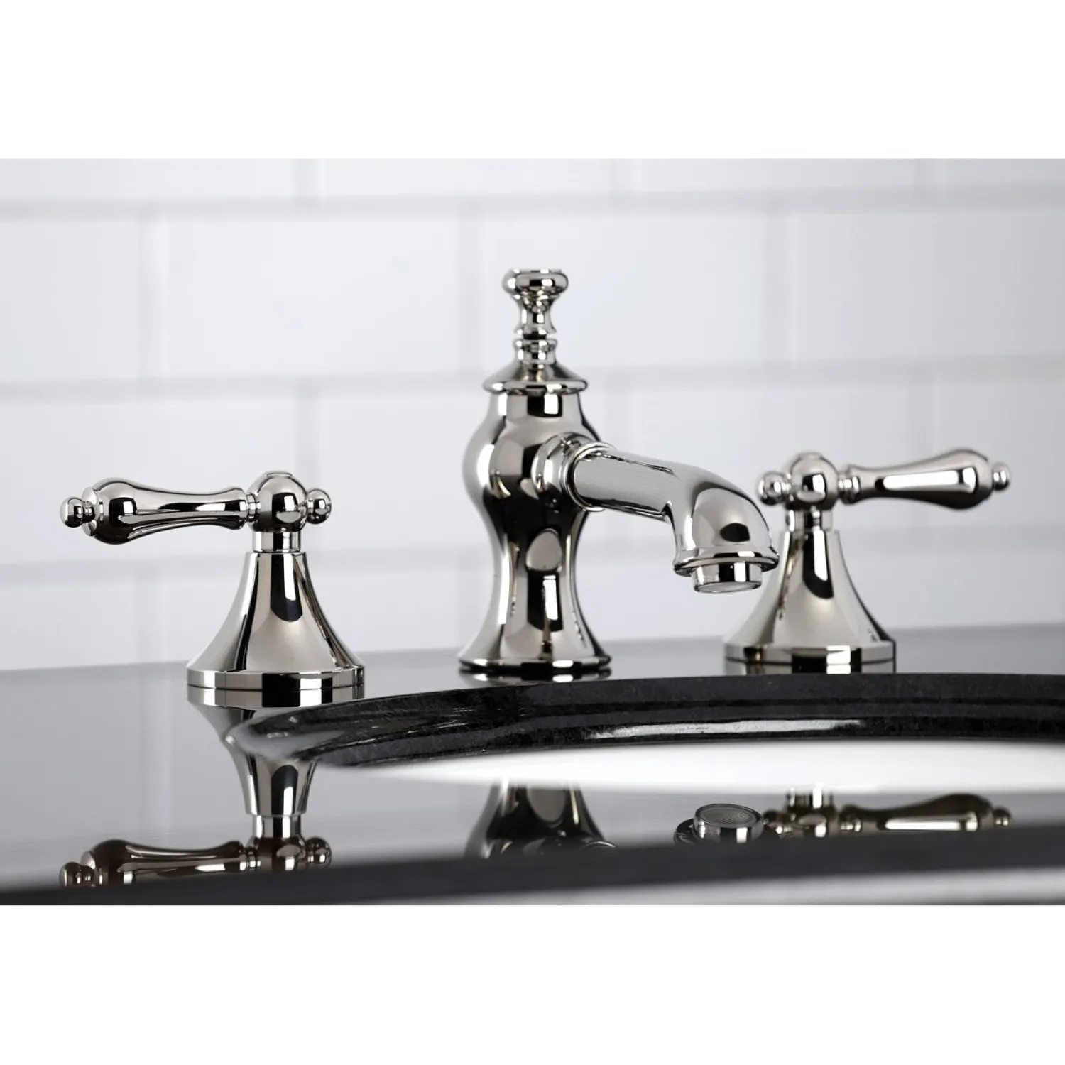 Best Vintage 3-Hole 8-Inch Widespread Bathroom Faucet 8" Widespread