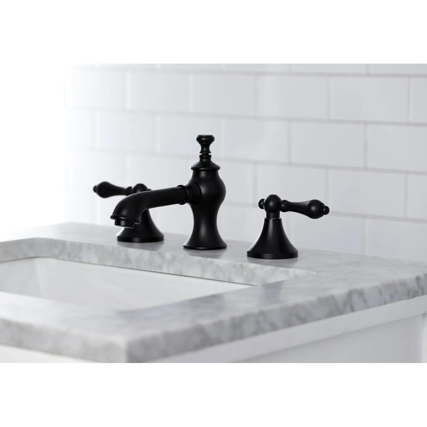Best Vintage 3-Hole 8-Inch Widespread Bathroom Faucet 8" Widespread