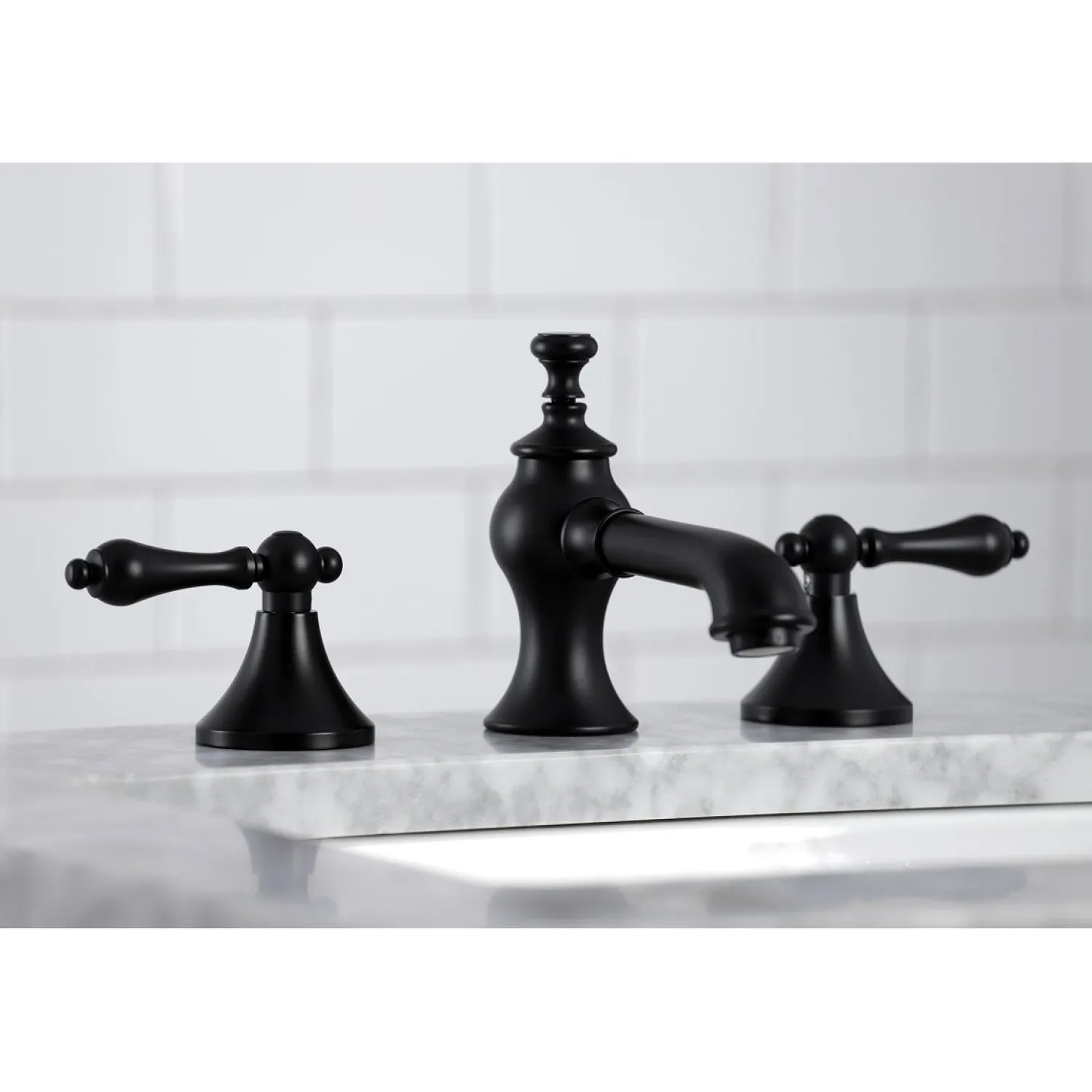 Best Vintage 3-Hole 8-Inch Widespread Bathroom Faucet 8" Widespread