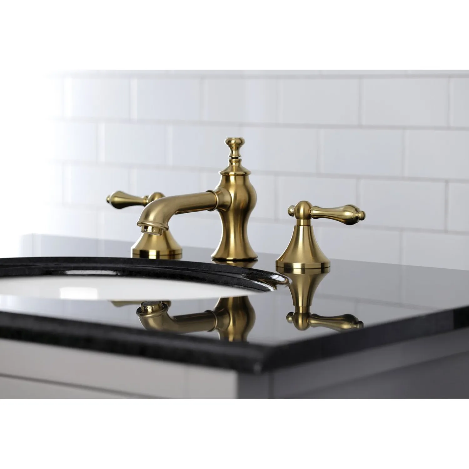 Best Vintage 3-Hole 8-Inch Widespread Bathroom Faucet 8" Widespread