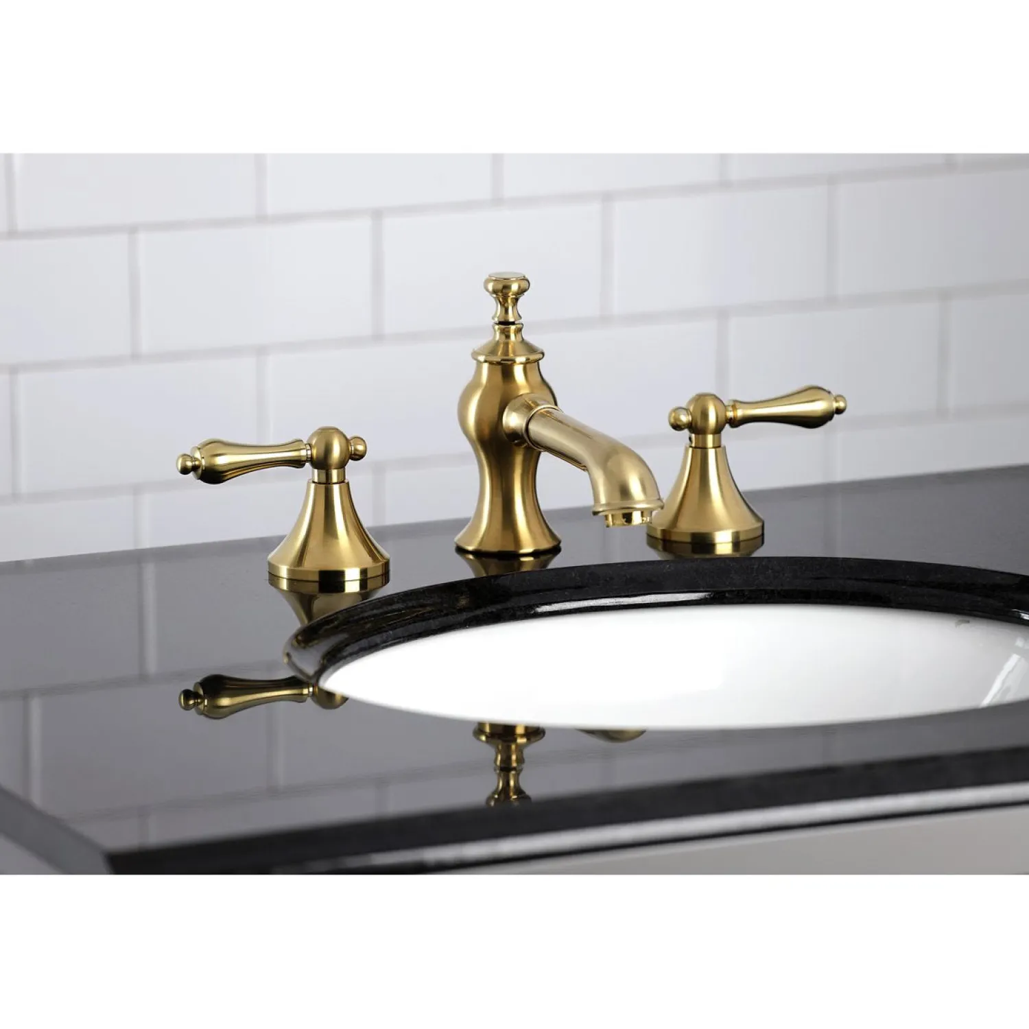 Best Vintage 3-Hole 8-Inch Widespread Bathroom Faucet 8" Widespread