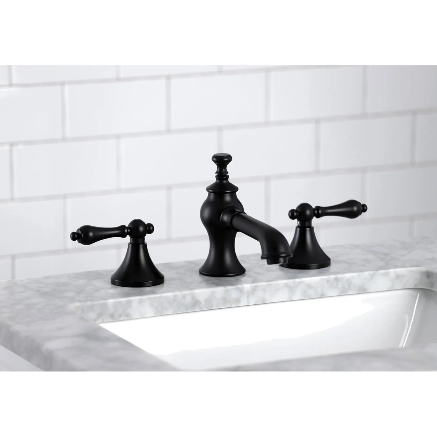 Best Vintage 3-Hole 8-Inch Widespread Bathroom Faucet 8" Widespread