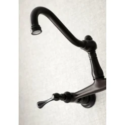 Vintage 2-Hole Wall Mount Bathroom Faucet Wall Mount