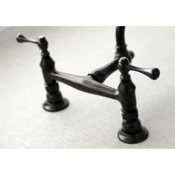 Vintage 2-Hole Wall Mount Bathroom Faucet Wall Mount