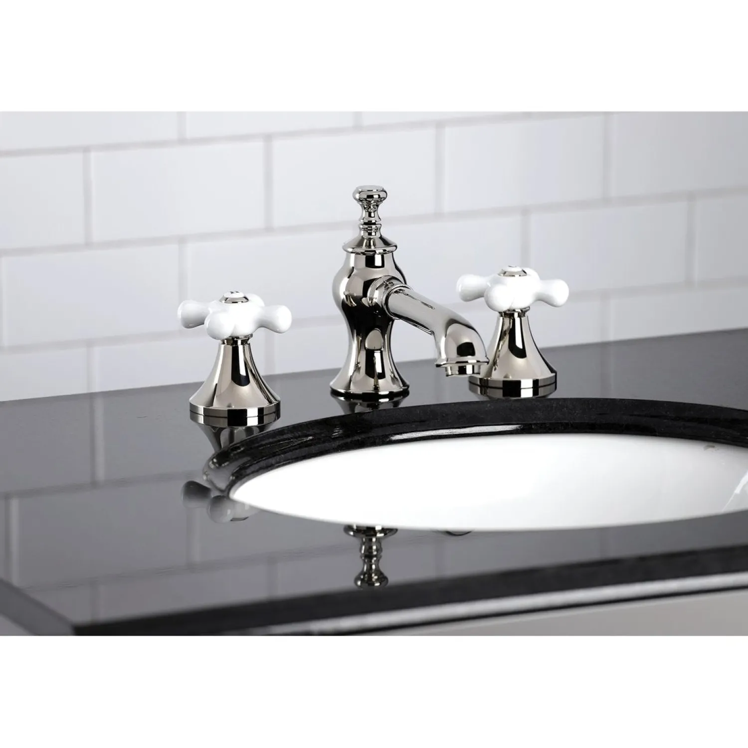 Outlet Vintage 3-Hole 8" Widespread Bathroom Faucet 8" Widespread