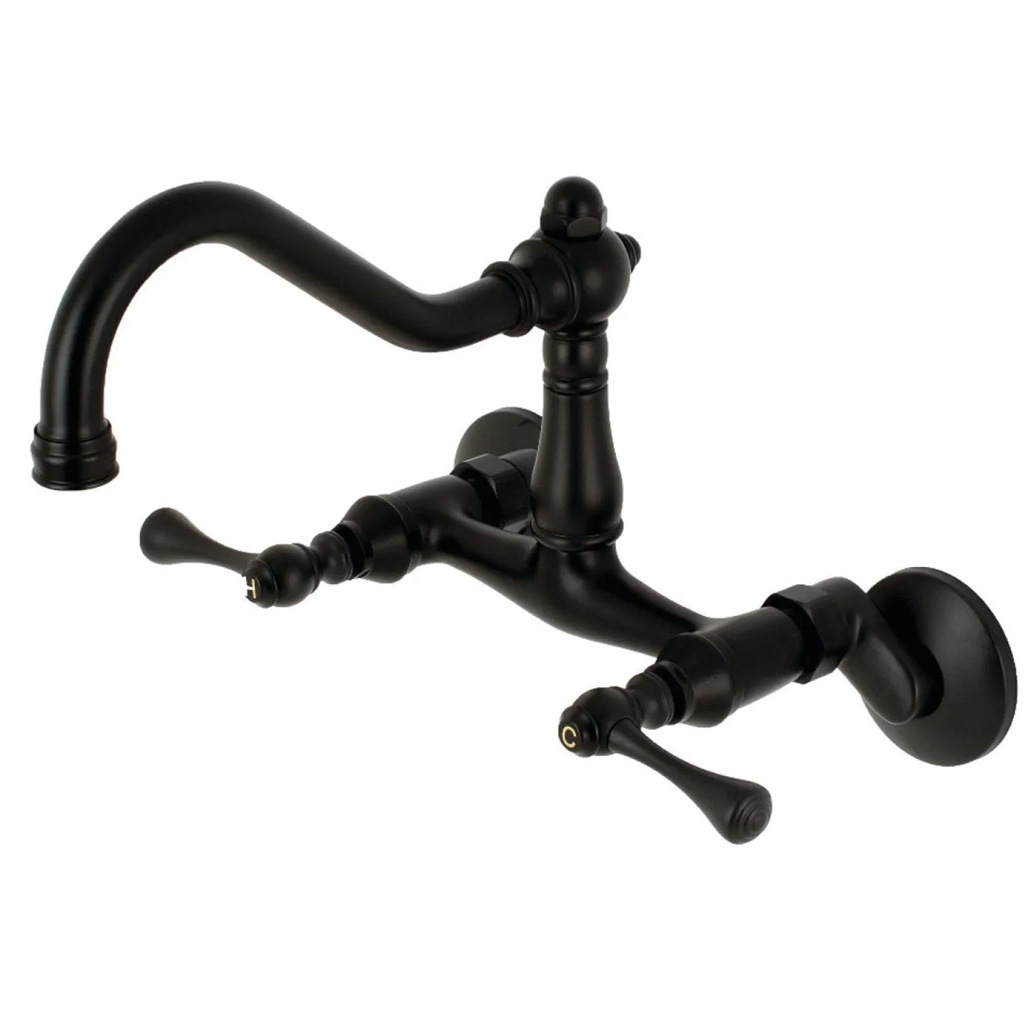 Hot Vintage 6-Inch Adjustable Center Wall Mount Kitchen Faucet Wall Mounted Kitchen Faucets