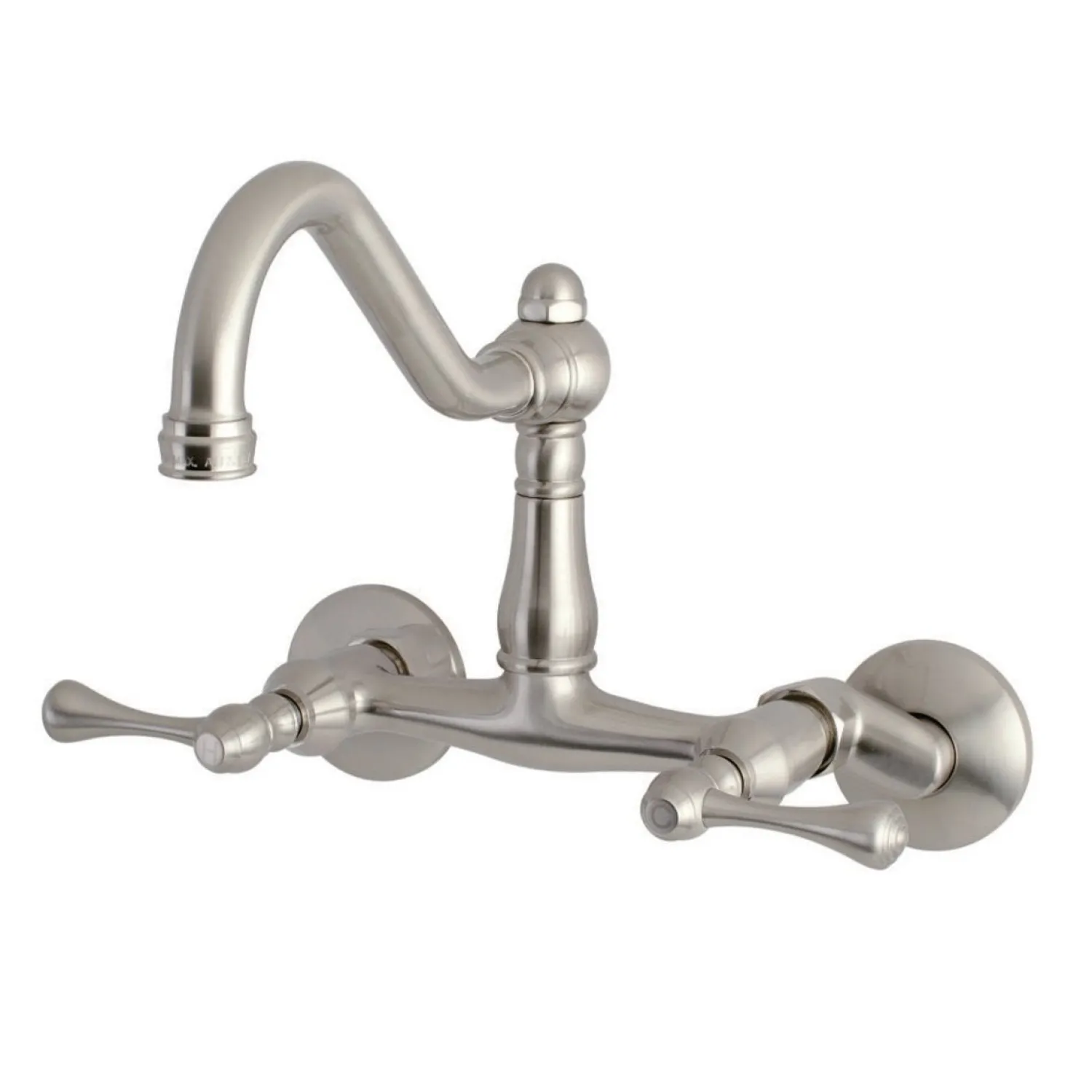 Hot Vintage 6-Inch Adjustable Center Wall Mount Kitchen Faucet Wall Mounted Kitchen Faucets