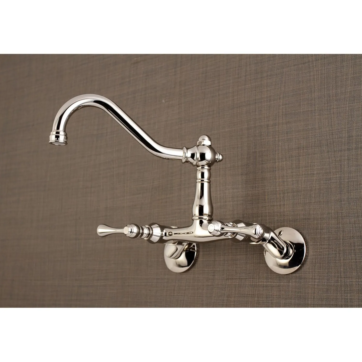Hot Vintage 6-Inch Adjustable Center Wall Mount Kitchen Faucet Wall Mounted Kitchen Faucets