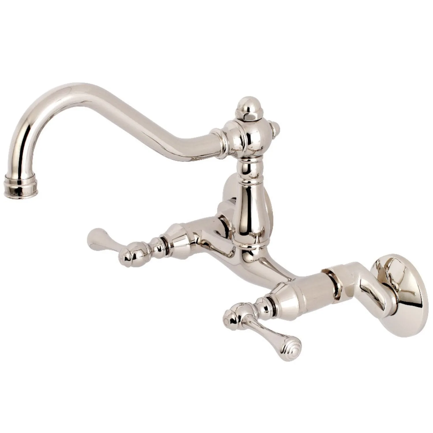 Hot Vintage 6-Inch Adjustable Center Wall Mount Kitchen Faucet Wall Mounted Kitchen Faucets