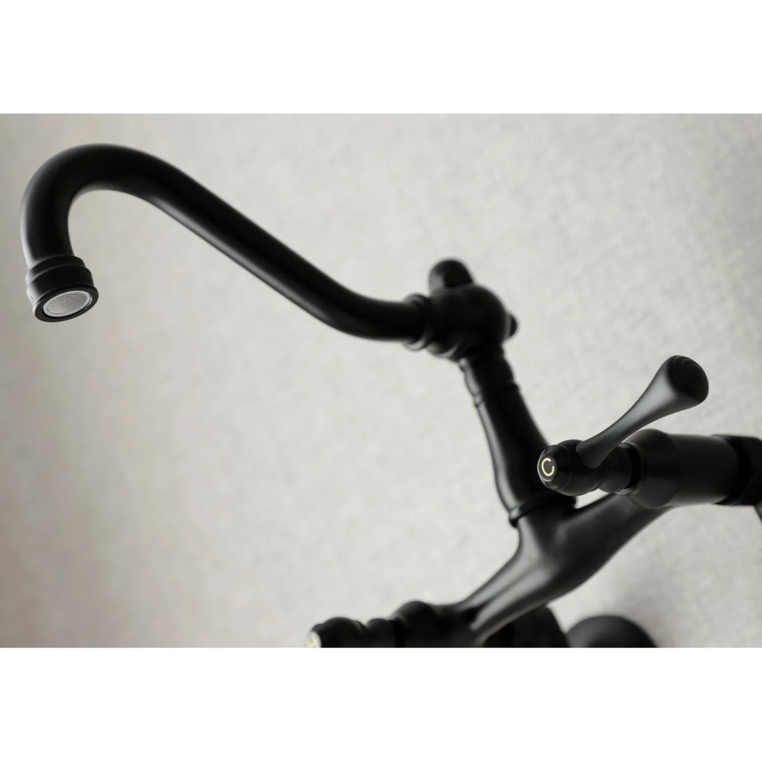 Hot Vintage 6-Inch Adjustable Center Wall Mount Kitchen Faucet Wall Mounted Kitchen Faucets