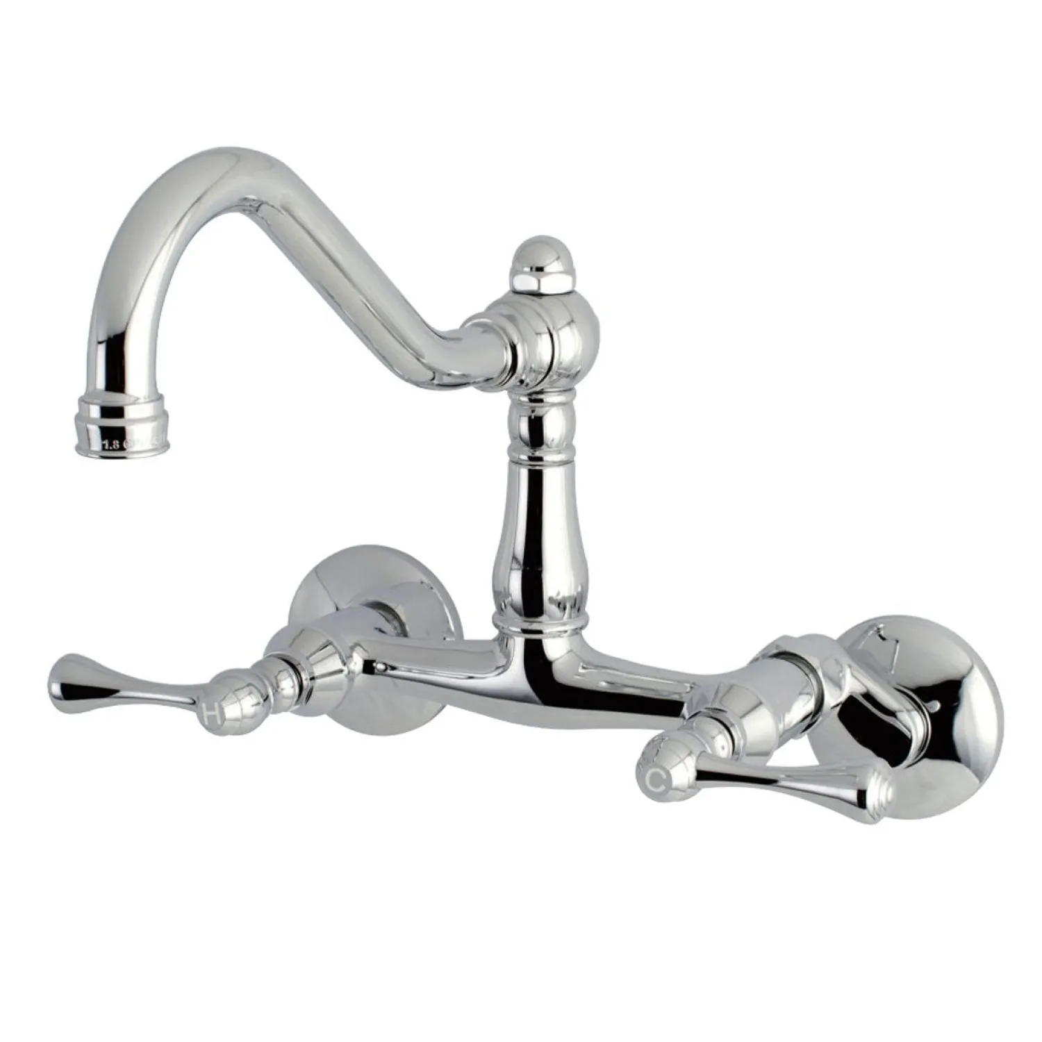 Hot Vintage 6-Inch Adjustable Center Wall Mount Kitchen Faucet Wall Mounted Kitchen Faucets