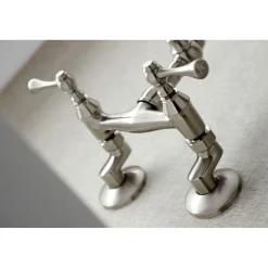 Hot Vintage 6-Inch Adjustable Center Wall Mount Kitchen Faucet Wall Mounted Kitchen Faucets