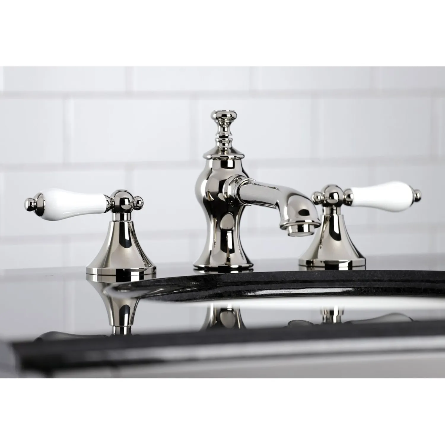 Outlet Vintage 8-Inch Widespread Three-Hole Bathroom Faucet 8" Widespread
