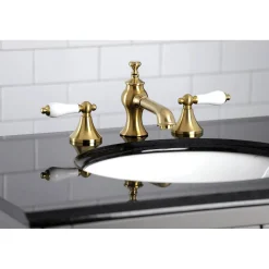 Outlet Vintage 8-Inch Widespread Three-Hole Bathroom Faucet 8