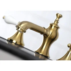 Outlet Vintage 8-Inch Widespread Three-Hole Bathroom Faucet 8