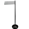 Hot Vintage Pedestal Towel Bar in Matte Black Free-Standing Towel Racks|Towel Bars