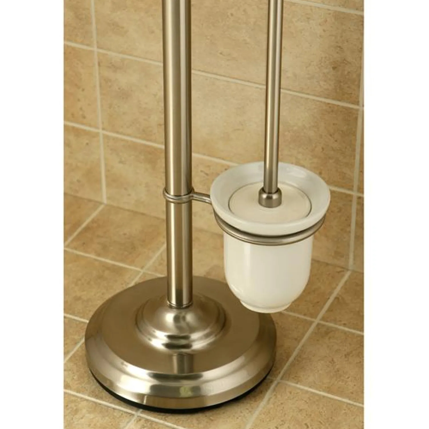 Online Vintage Pedestal Toilet Paper and Brush Holder Toilet Paper Holders