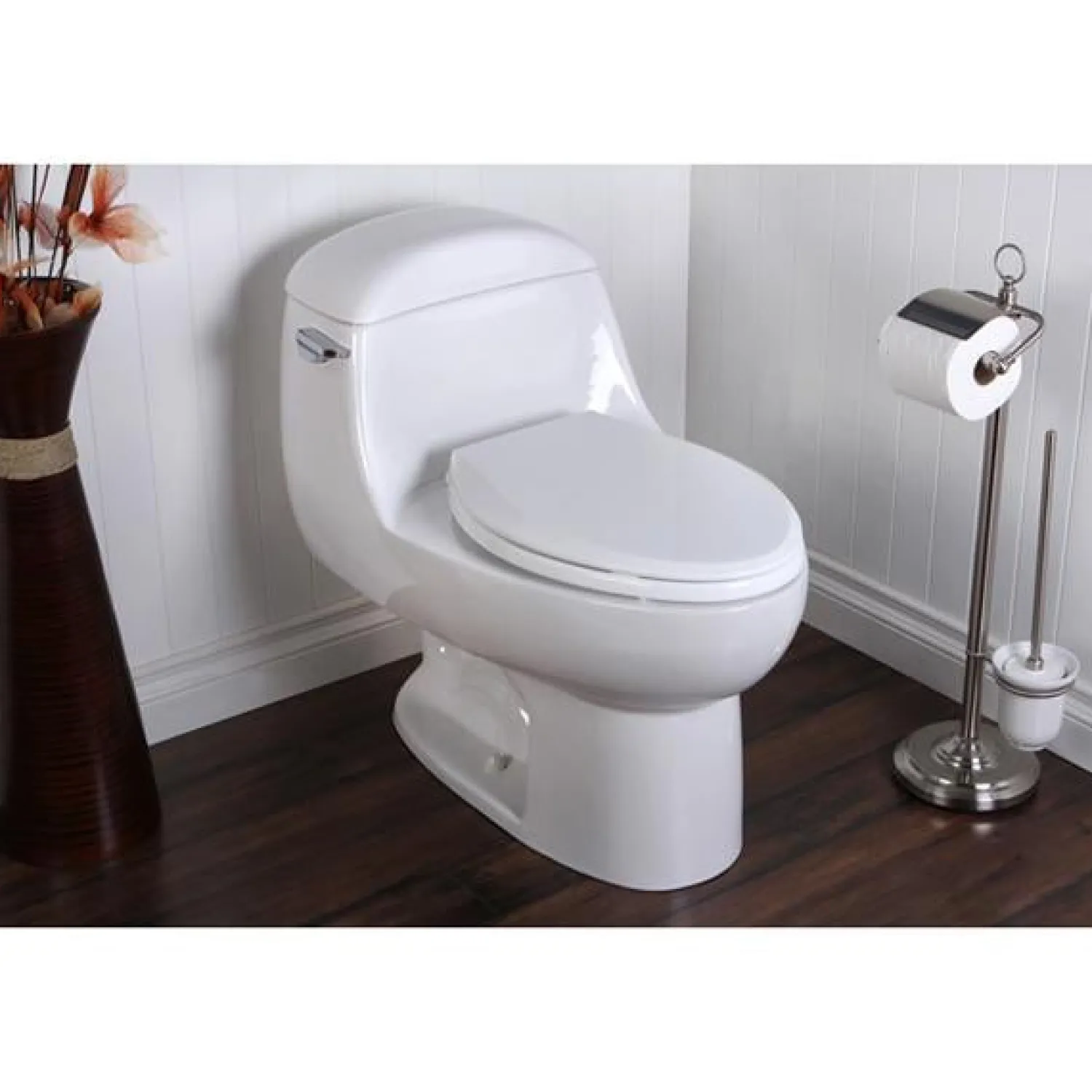 Online Vintage Pedestal Toilet Paper and Brush Holder Toilet Paper Holders