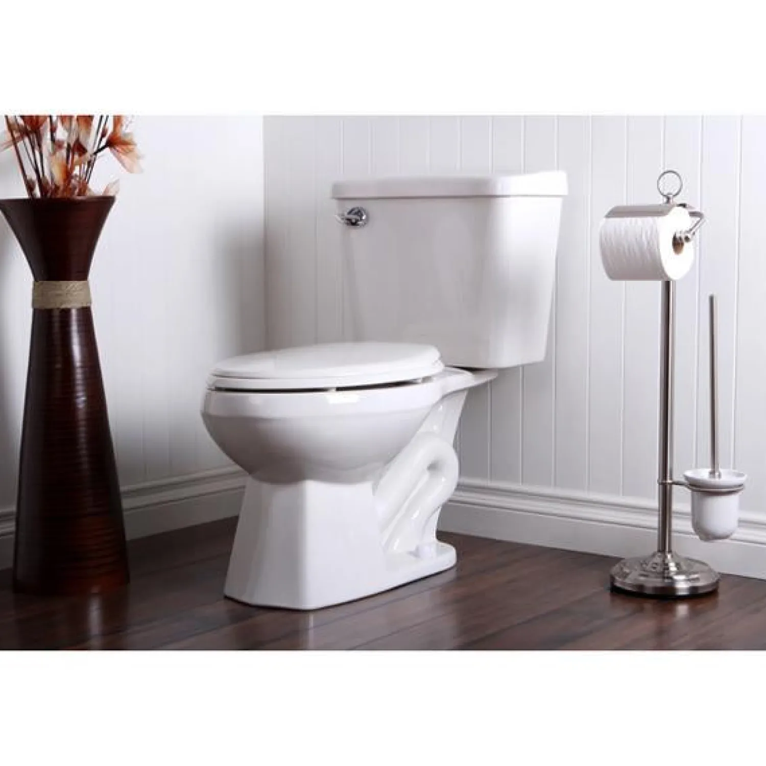 Online Vintage Pedestal Toilet Paper and Brush Holder Toilet Paper Holders