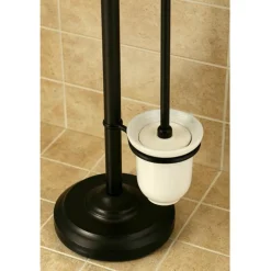 Online Vintage Pedestal Toilet Paper and Brush Holder Toilet Paper Holders