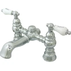 Clearance Vintage 7" Spread Deck Mount Clawfoot Tub Filler Tub Faucets