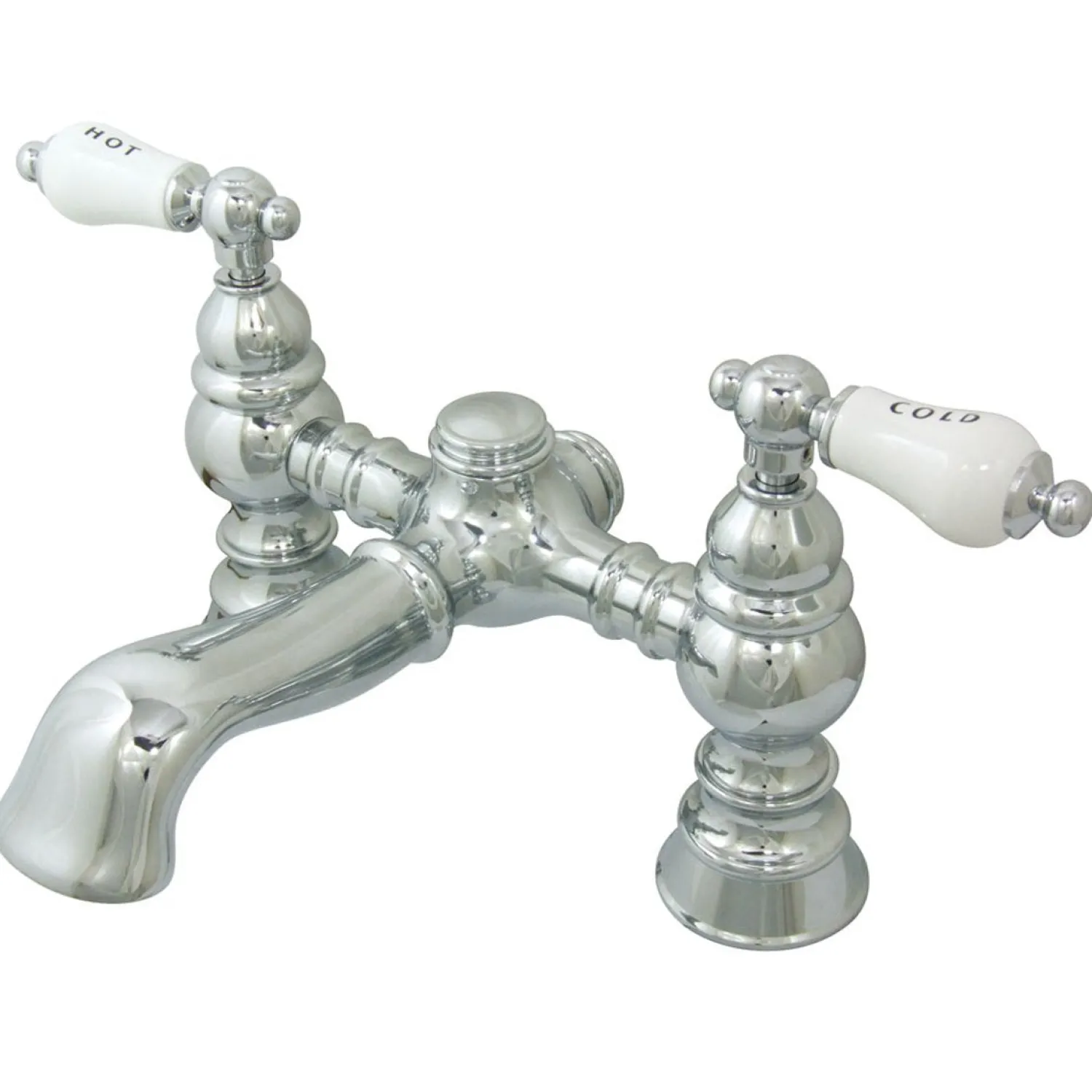 Clearance Vintage 7" Spread Deck Mount Clawfoot Tub Filler Tub Faucets