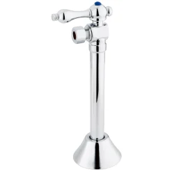 Best Vintage 1/2" Sweat, 3/8" OD Compression with 5" Extension Angle Shut-off Valve Toilet Parts