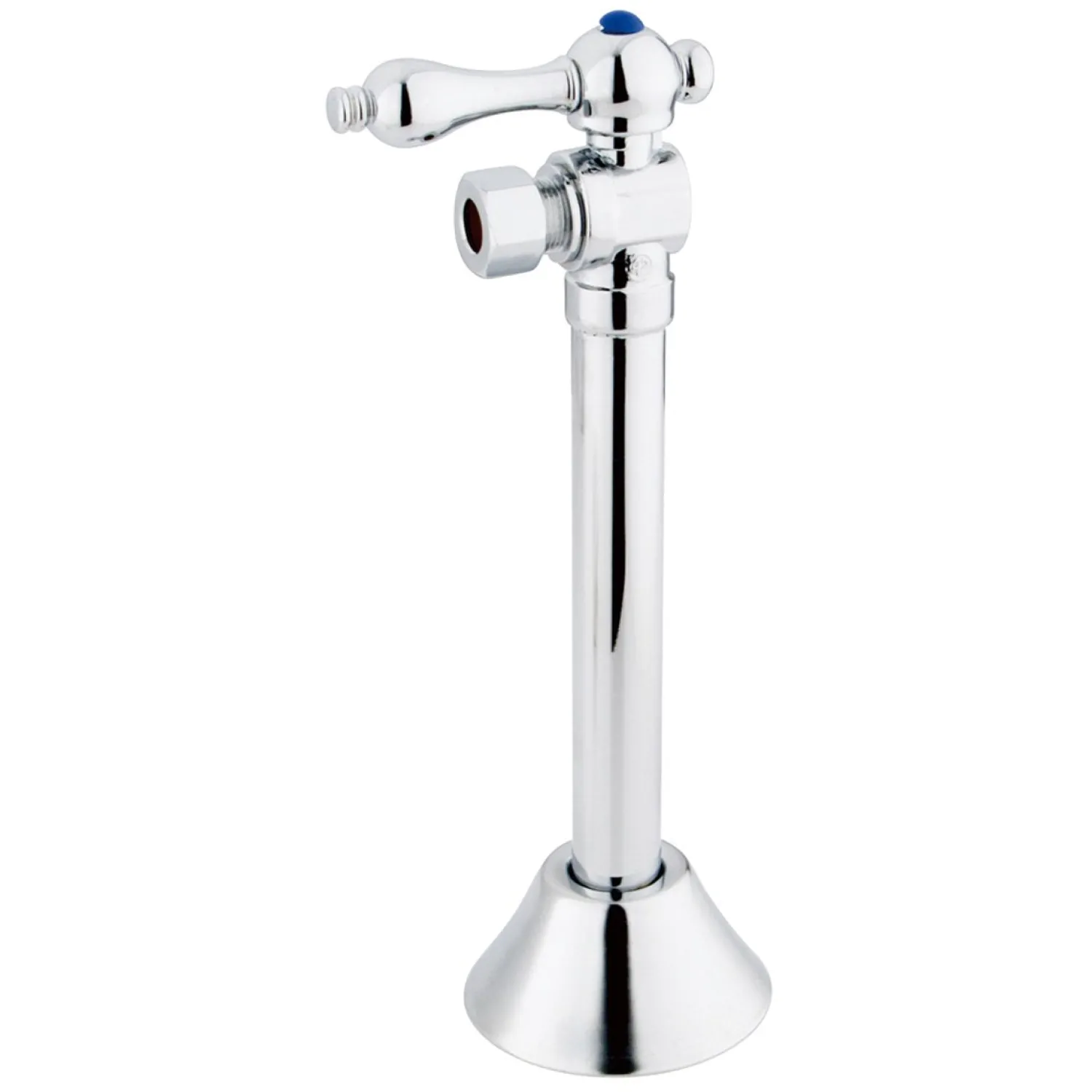 Best Vintage 1/2" Sweat, 3/8" OD Compression with 5" Extension Angle Shut-off Valve Toilet Parts
